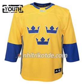 Schweden Trikot Blank 2016 World Cup Gold Premier - Kinder